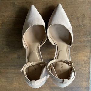 Aldo Sueda beige high heels